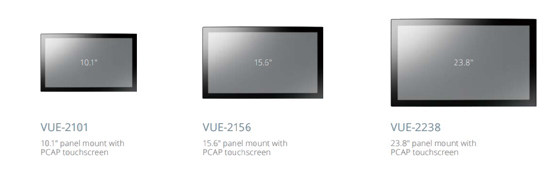 Infographic - Advantech Vue Touch Panel Displays